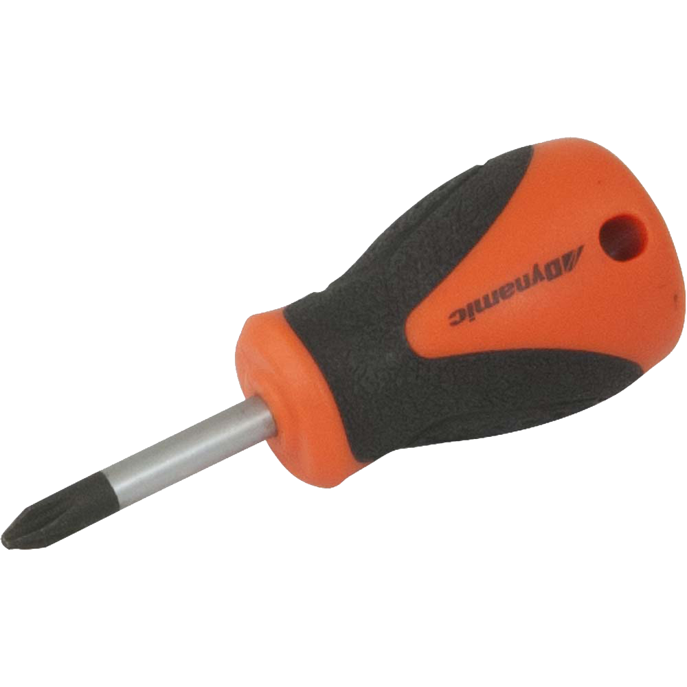 Dynamic Phillips Stubby Screwdrivers With Comfort Grip Handle ...
