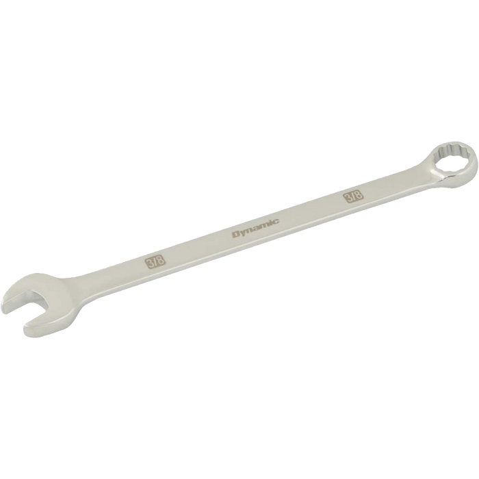 Dynamic 12 Point, Mirror Chrome Finish, SAE Combination Wrenches