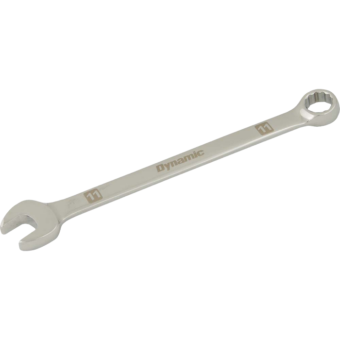 Dynamic 12 Point, Mirror Chrome Finish, Metric Combination Wrenches