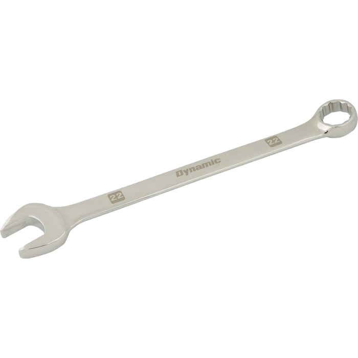 Dynamic 12 Point, Mirror Chrome Finish, Metric Combination Wrenches