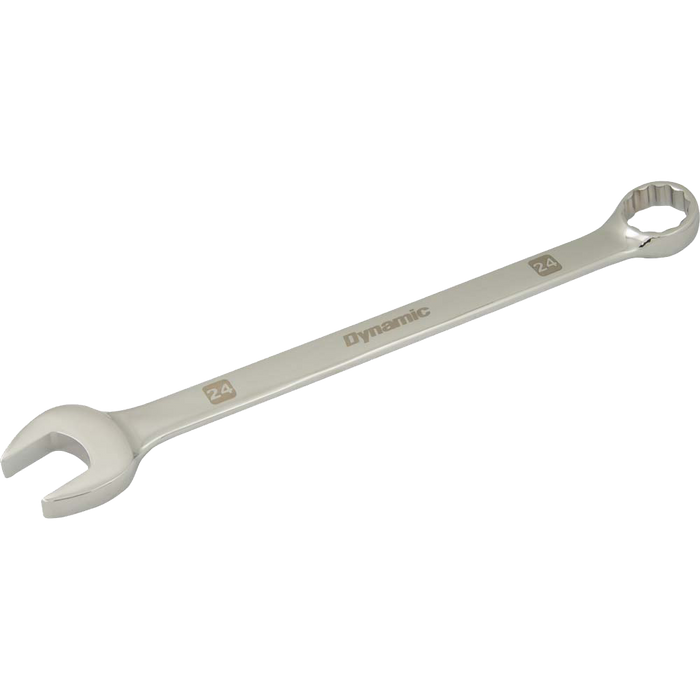 Dynamic 12 Point, Mirror Chrome Finish, Metric Combination Wrenches