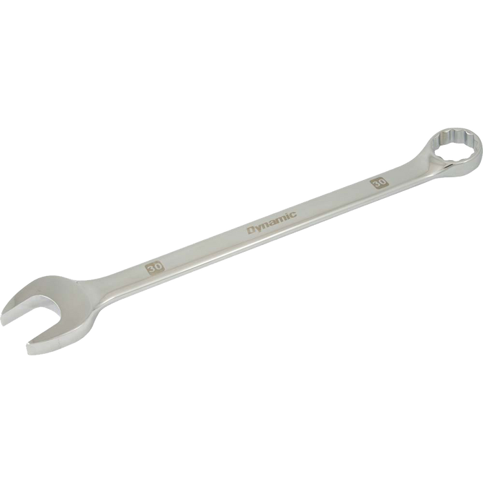 Dynamic 12 Point, Mirror Chrome Finish, Metric Combination Wrenches