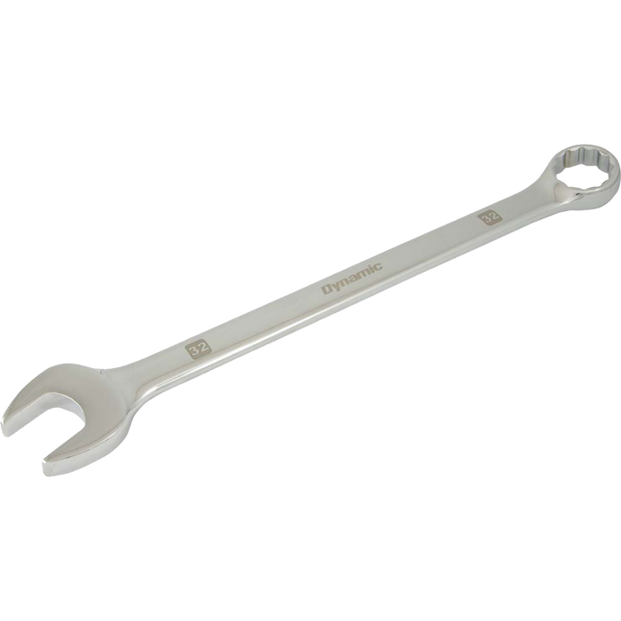 Dynamic 12 Point, Mirror Chrome Finish, Metric Combination Wrenches