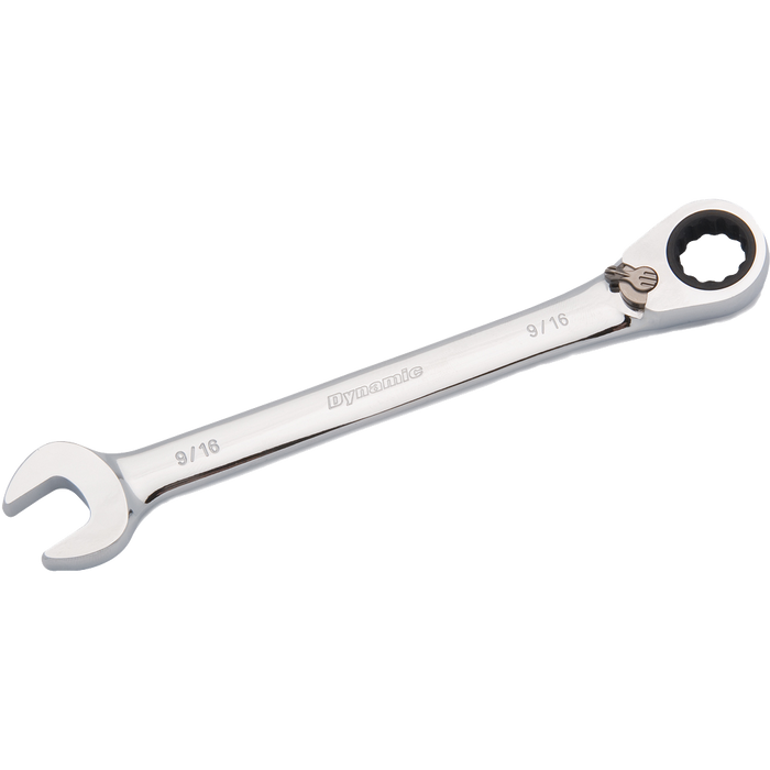Dynamic SAE Reversible Combination Ratcheting Wrenches