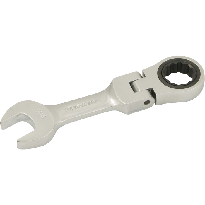 Dynamic SAE Stubby Flex Head Ratcheting Wrenches