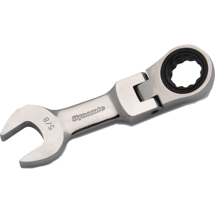 Dynamic SAE Stubby Flex Head Ratcheting Wrenches