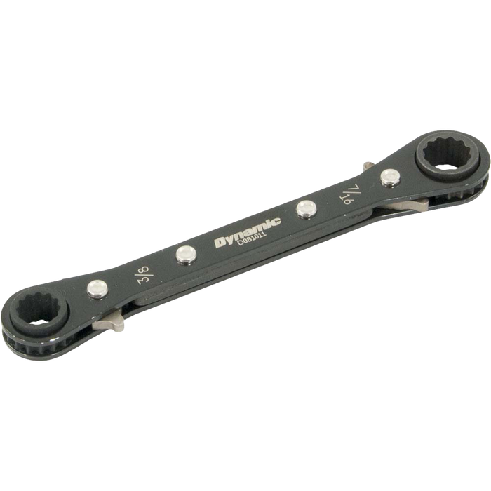 Dynamic Straight Double Box End Ratcheting Wrench