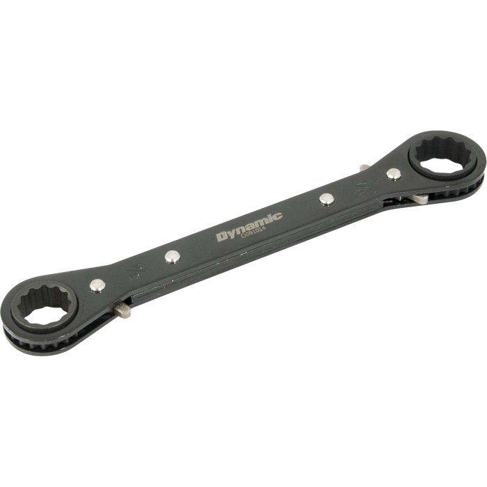 Dynamic Straight Double Box End Ratcheting Wrench