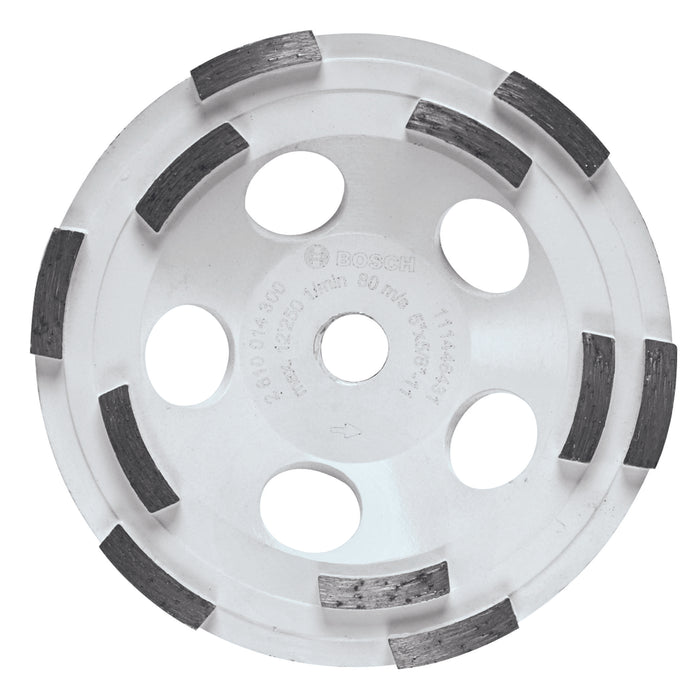 Bosch 5" Double Row Segmented Diamond Cup Wheel