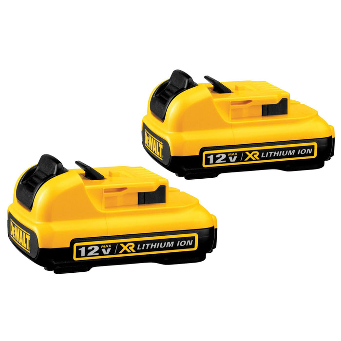 DeWalt 2PK 12V MAX Li-Ion Battery - 2.0Ah