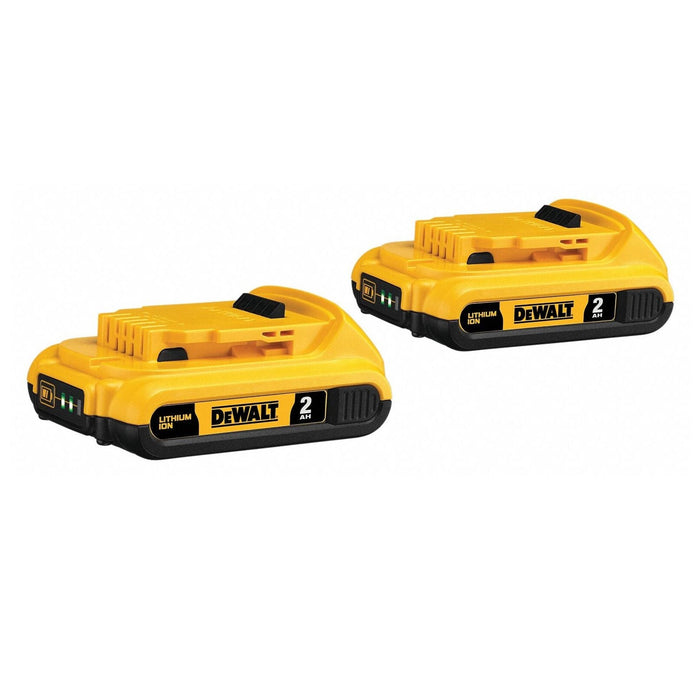 DeWalt 2PK 20V MAX Compact Li-Ion Battery - 2.0Ah