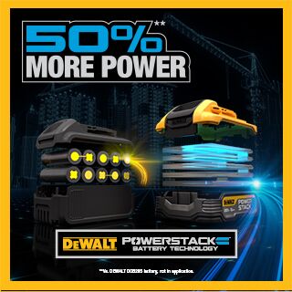 DeWalt 2PK 20V MAX POWERSTACK™ Li-Ion Battery - 5.0Ah