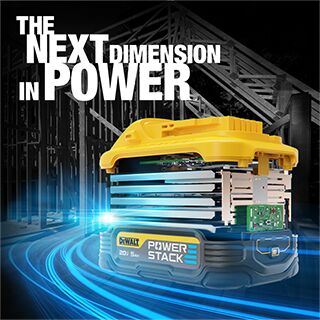 DeWalt 2PK 20V MAX POWERSTACK™ Li-Ion Battery - 5.0Ah