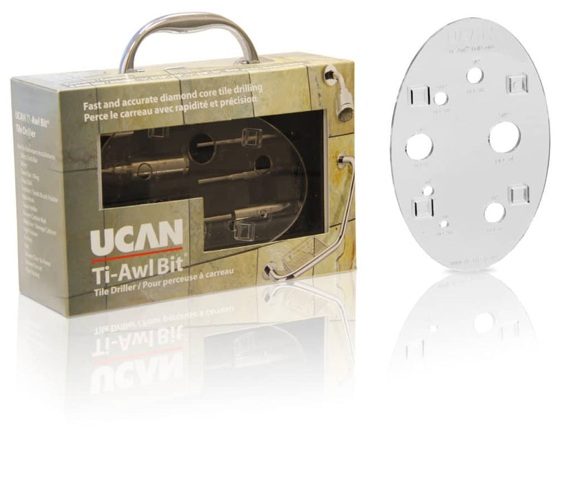 UCAN TI-AWL Diamond Core Cutter Tile Drill Bit Kit