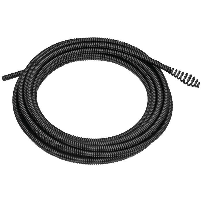 DeWalt Black Oxide Drain Cable with Bulb Head - 5/16" x 25ft