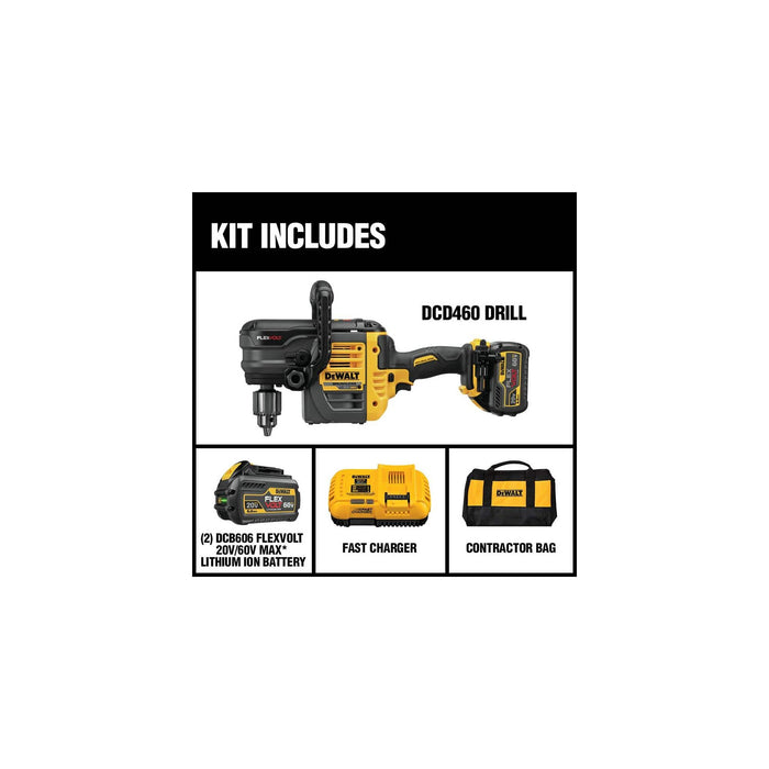 DeWalt 60V MAX FLEXVOLT® VSR Stud & Joist Drill Kit - 2 Batteries