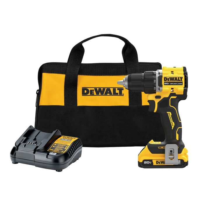 Dewalt 20V MAX Atomic Compact 1/2" Cordless Drill/Driver Kit