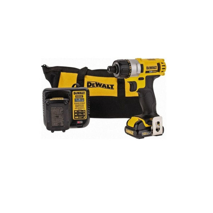 DeWalt 12V MAX 1/4" Screwdriver Kit