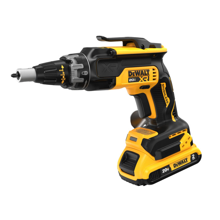 DeWalt DCF630D2 20V MAX XR® Brushless Drywall Screw Gun Kit