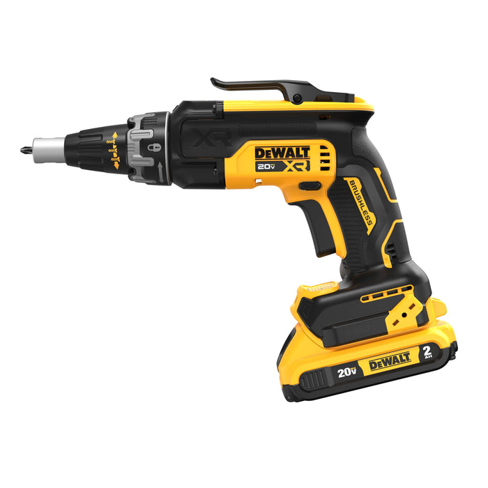 DeWalt DCF630D2 20V MAX XR® Brushless Drywall Screw Gun Kit