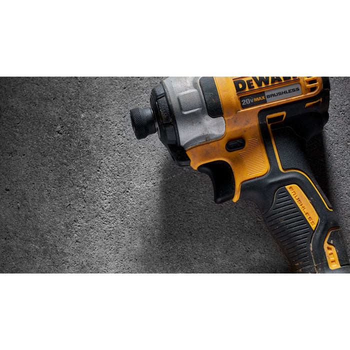 DeWalt 20V MAX Brushless 1/4" Cordless Impact Driver Kit