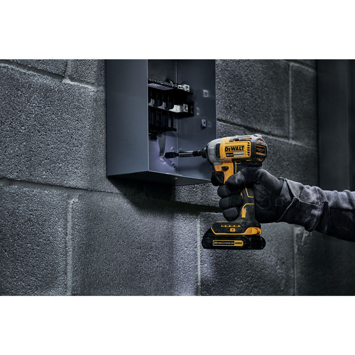 DeWalt 20V MAX Brushless 1/4" Cordless Impact Driver Kit