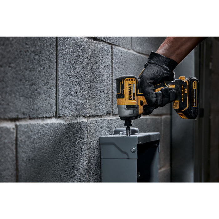 DeWalt 20V MAX Brushless 1/4" Cordless Impact Driver Kit