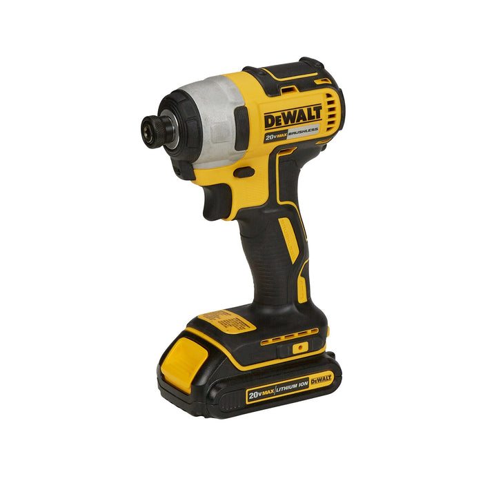 DeWalt 20V MAX Brushless 1/4" Cordless Impact Driver Kit