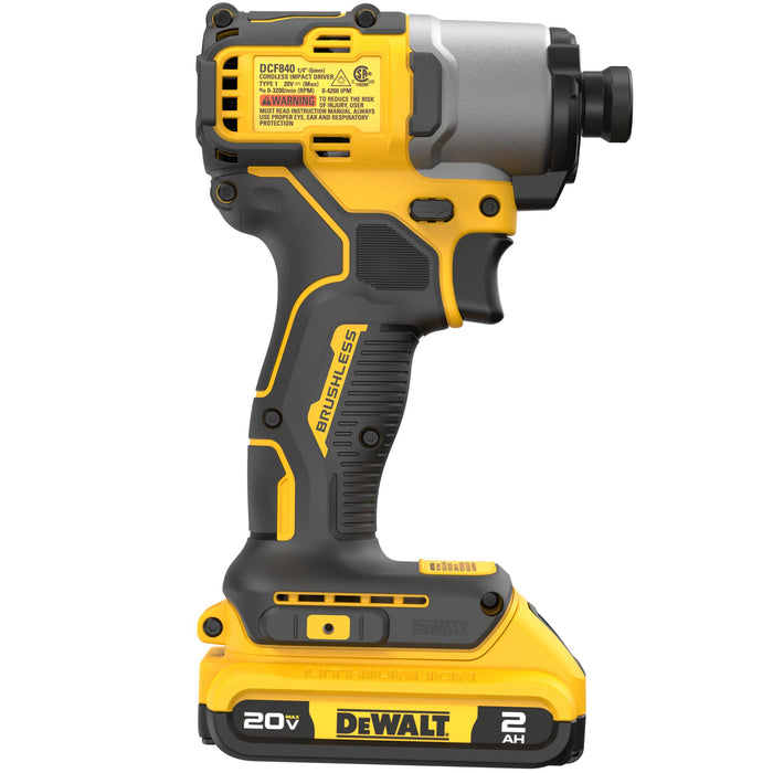 Dewalt 20V MAX XTREME 1/4" Brushless Impact Driver Kit