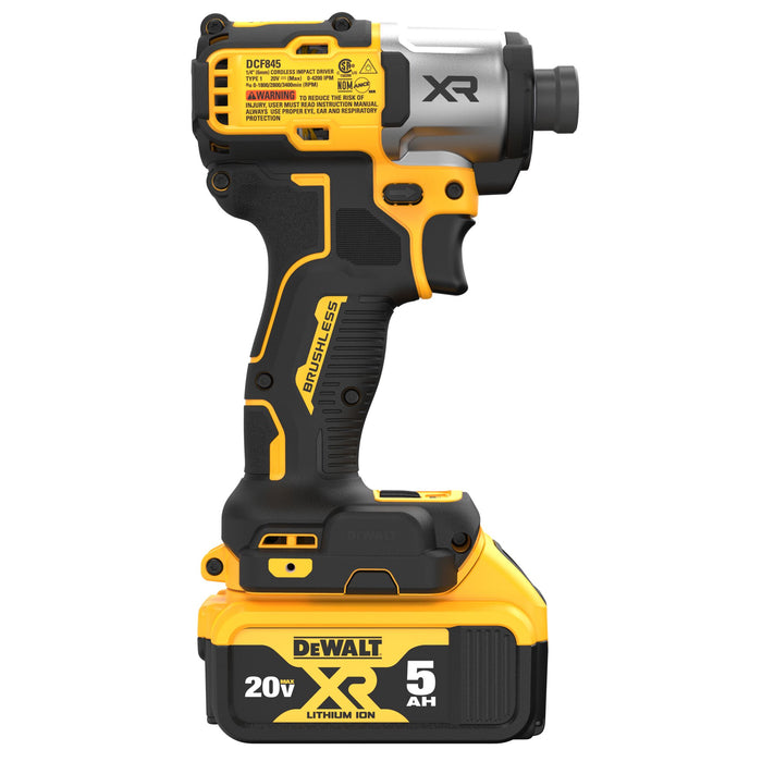 Dewalt 20V MAX XR 3-Speed 1/4" Impact Driver Kit