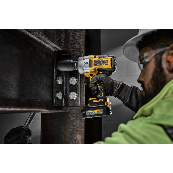 DeWalt 20V MAX XR® Brushless Cordless 3/4" High Torque Impact Wrench w/ Hog Ring Anvil - Tool Only