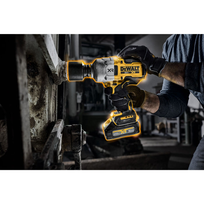 DeWalt 20V MAX XR® Brushless Cordless 3/4" High Torque Impact Wrench w/ Hog Ring Anvil - Tool Only