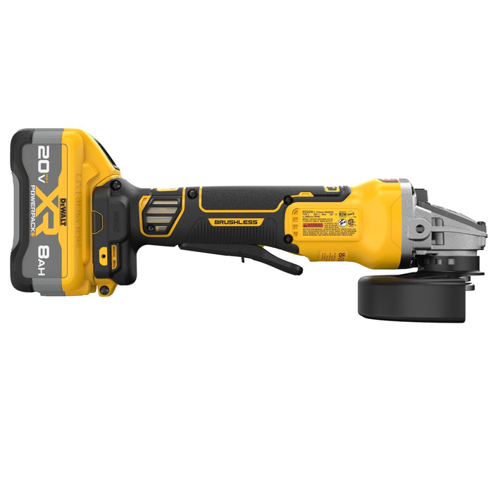 DeWalt 20V MAX XR Brushless Cordless 4-1/2" - 5" Angle Grinder Kit with XR POWERPACK