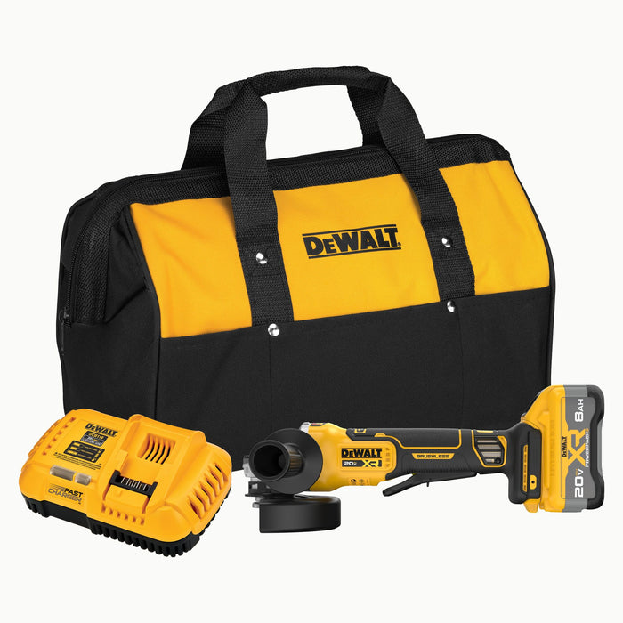 DeWalt 20V MAX XR Brushless Cordless 4-1/2" - 5" Angle Grinder Kit with XR POWERPACK