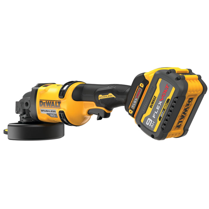 DeWalt 60V MAX FLEXVOLT® 4-1/2" - 6" Angle Grinder Kit w/ 2 Batteries