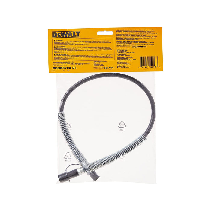 DeWalt 1/8" NPT Grease Gun Hose - 24"