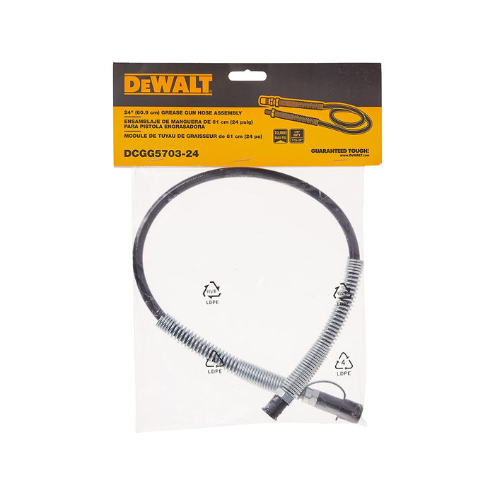 DeWalt 1/8" NPT Grease Gun Hose - 24"