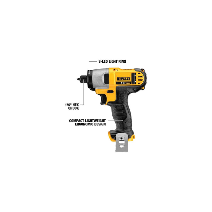 DeWalt 12V MAX Cordless Drill/Driver & Impact Driver Combo Kit