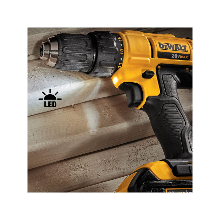 DeWalt 20V Li-Ion Compact Drill & Impact Kit (DCD771 + DCF885)