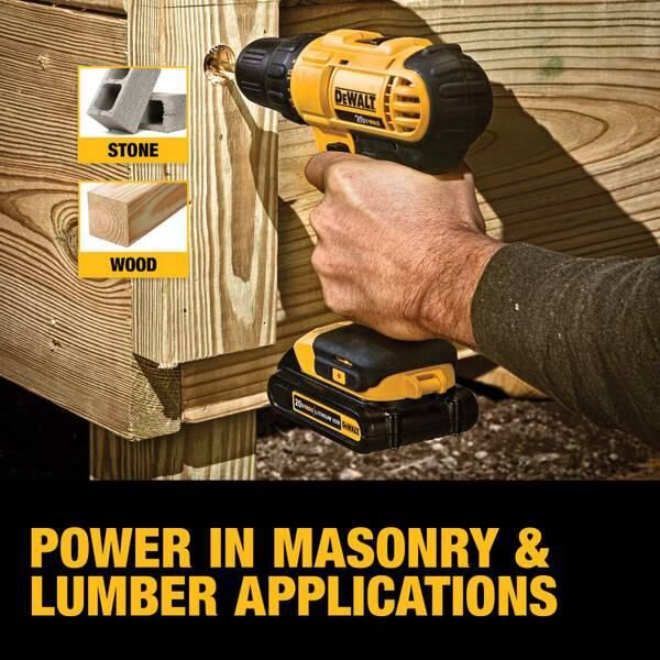 DeWalt 20V Li-Ion Compact Drill & Impact Kit (DCD771 + DCF885)