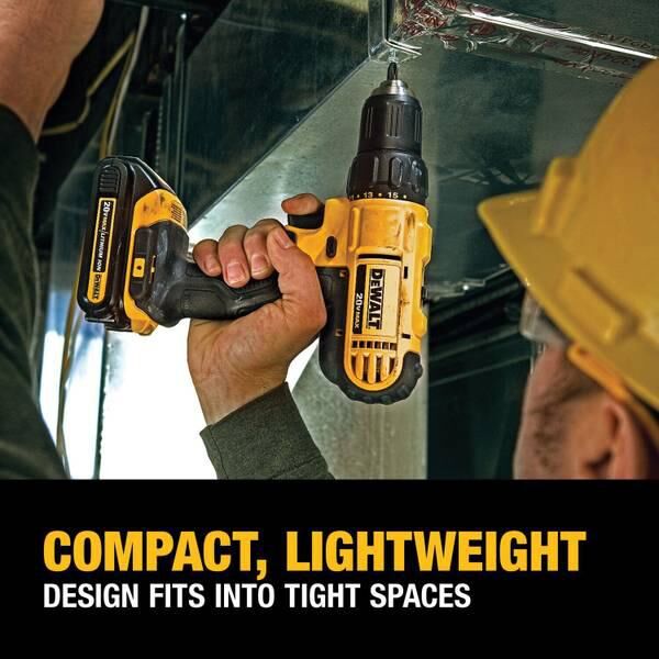 DeWalt 20V Li-Ion Compact Drill & Impact Kit (DCD771 + DCF885)