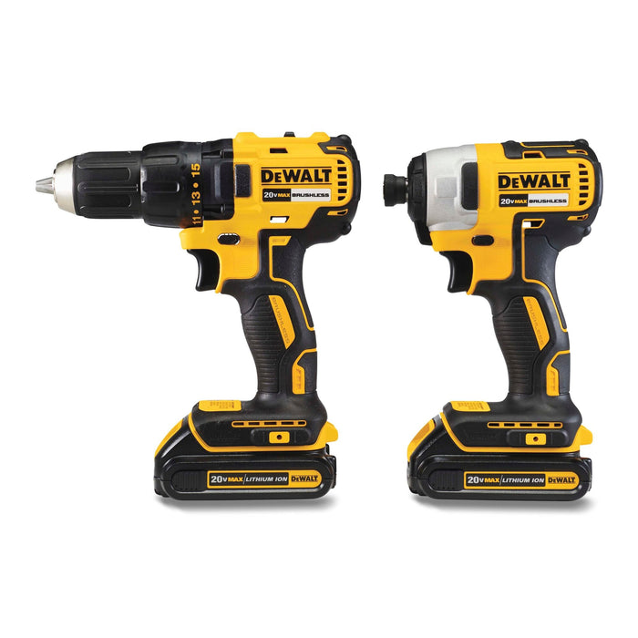 DeWalt 20V MAX Compact Brushless Drill/Driver & Impact Driver Combo Kit