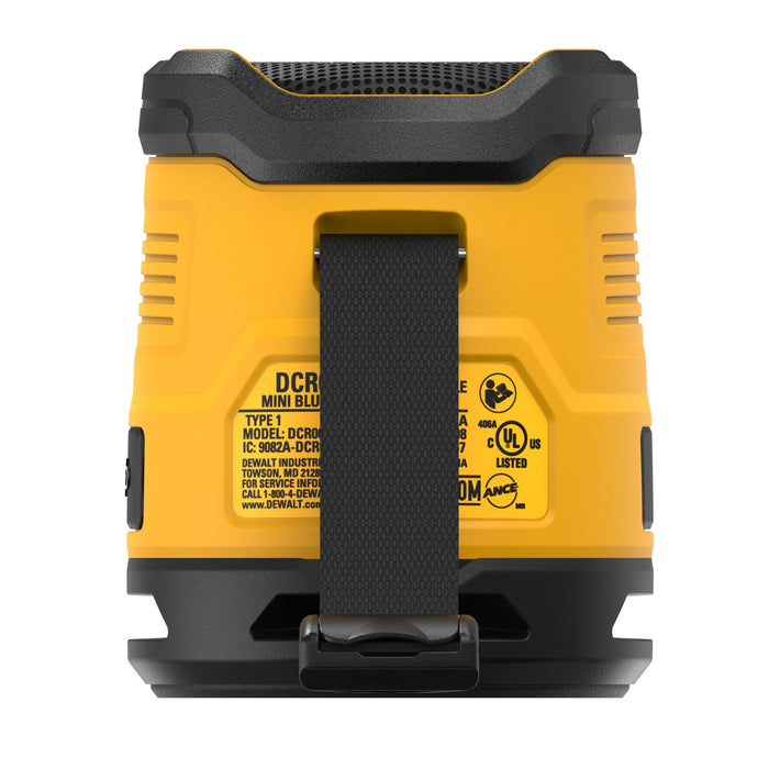 DeWalt USB-C Rechargeable Mini Bluetooth Speaker