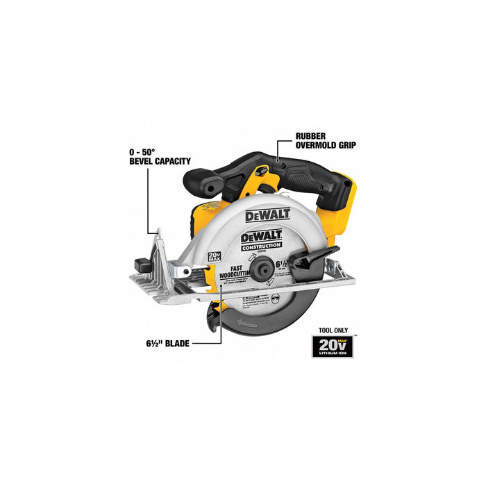 DeWalt 20V MAX 6-1/2" Circular Saw Kit