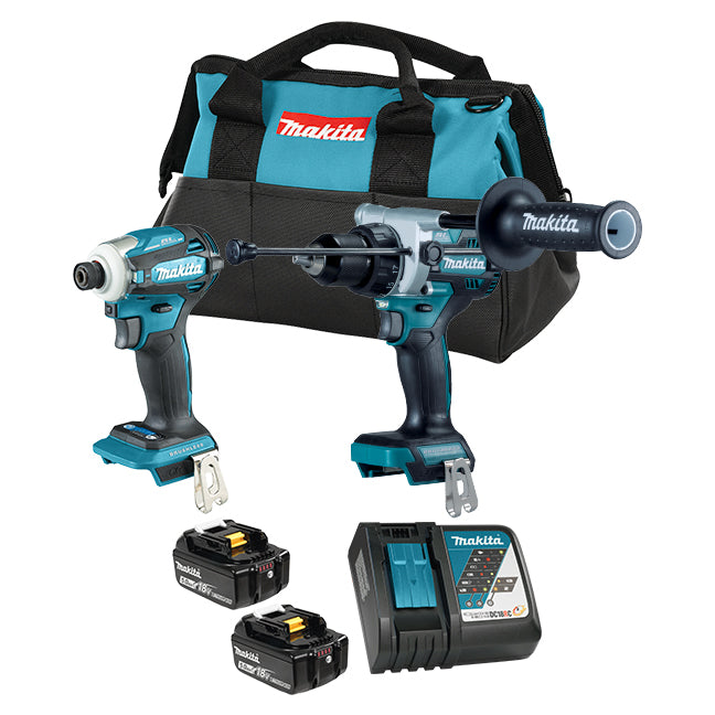 Makita 18V LXT Brushless Hammer Drill & Impact Driver Kit