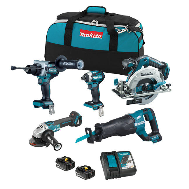 Makita 18V LXT Brushless 5 Tool Combo Kit