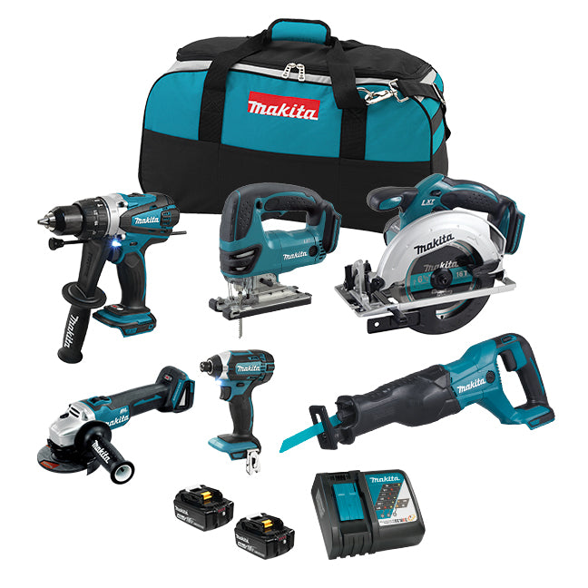 Makita 18V LXT 6 Tool Combo Kit