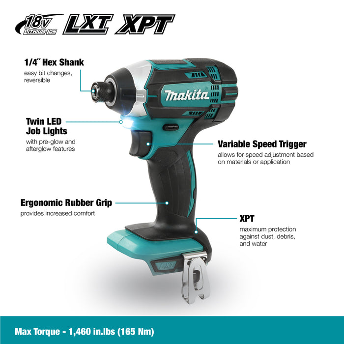 Makita 18V LXT 1/4" Impact Driver - Tool Only