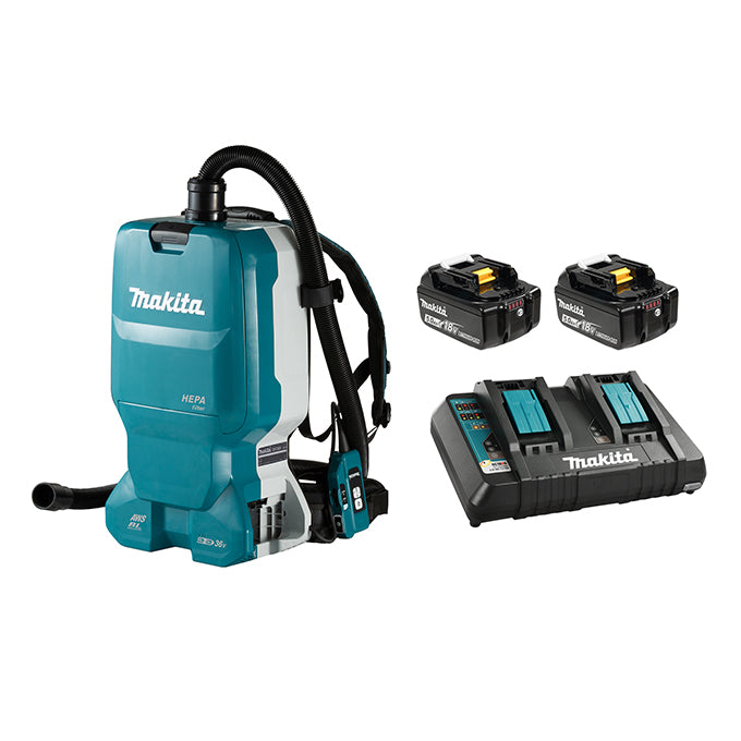 Makita 36V LXT 6L Brushless Backpack Vacuum Cleaner Kit