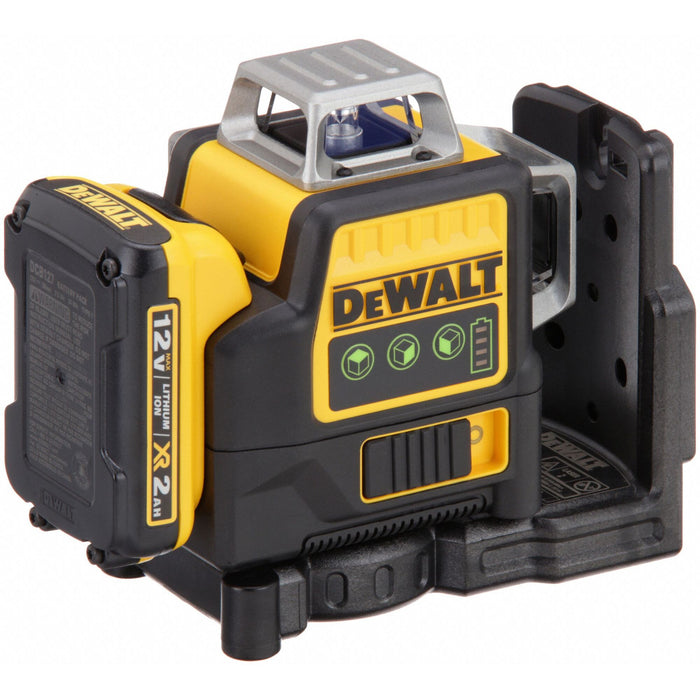 DeWalt 12V MAX 360° Green Beam 3 Line Laser Level